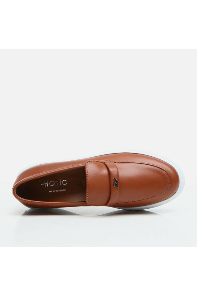 Hakiki Deri Taba Kadın Loafer