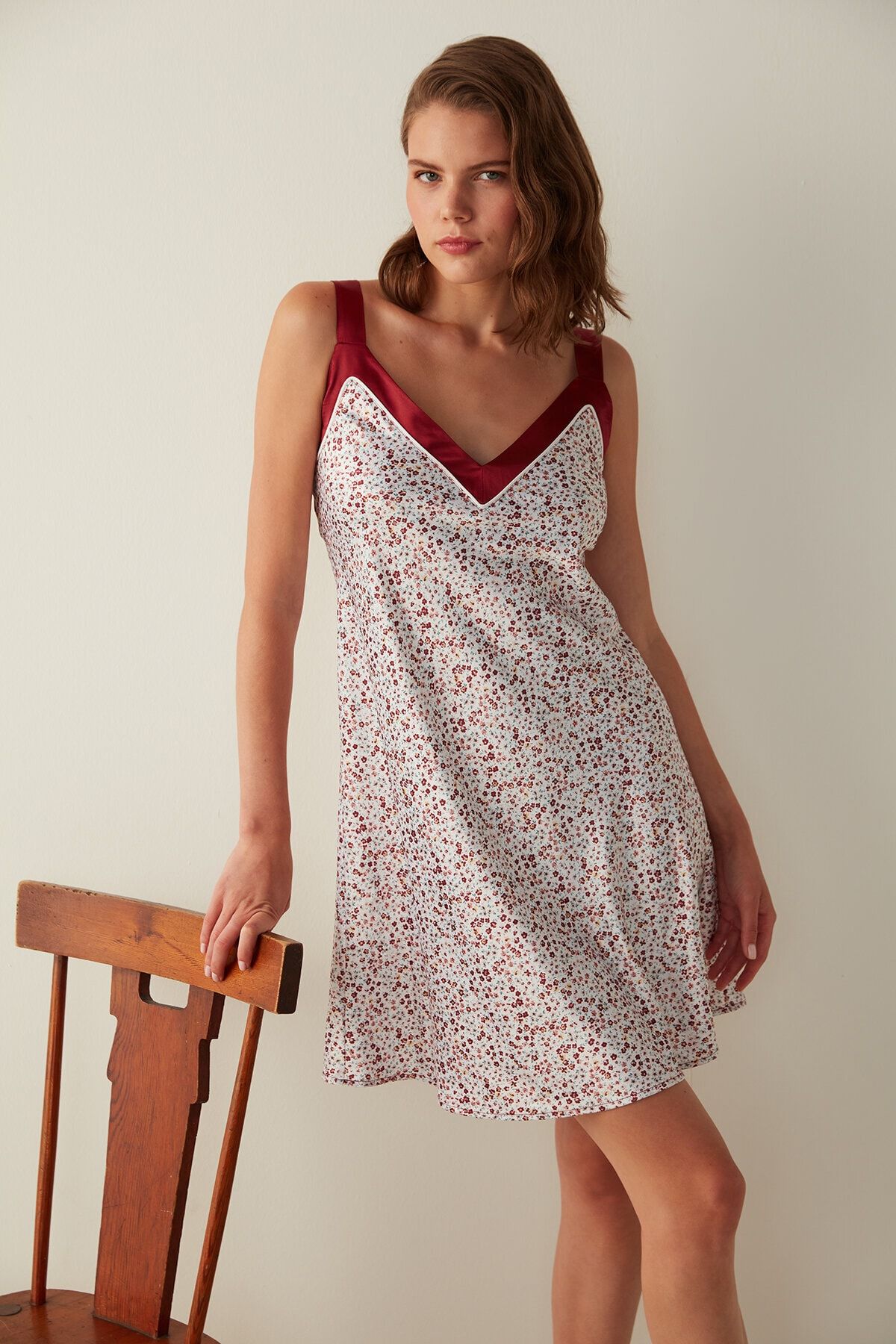 White Daphne Satin Dress