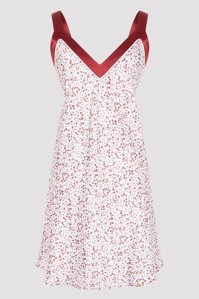 White Daphne Satin Dress
