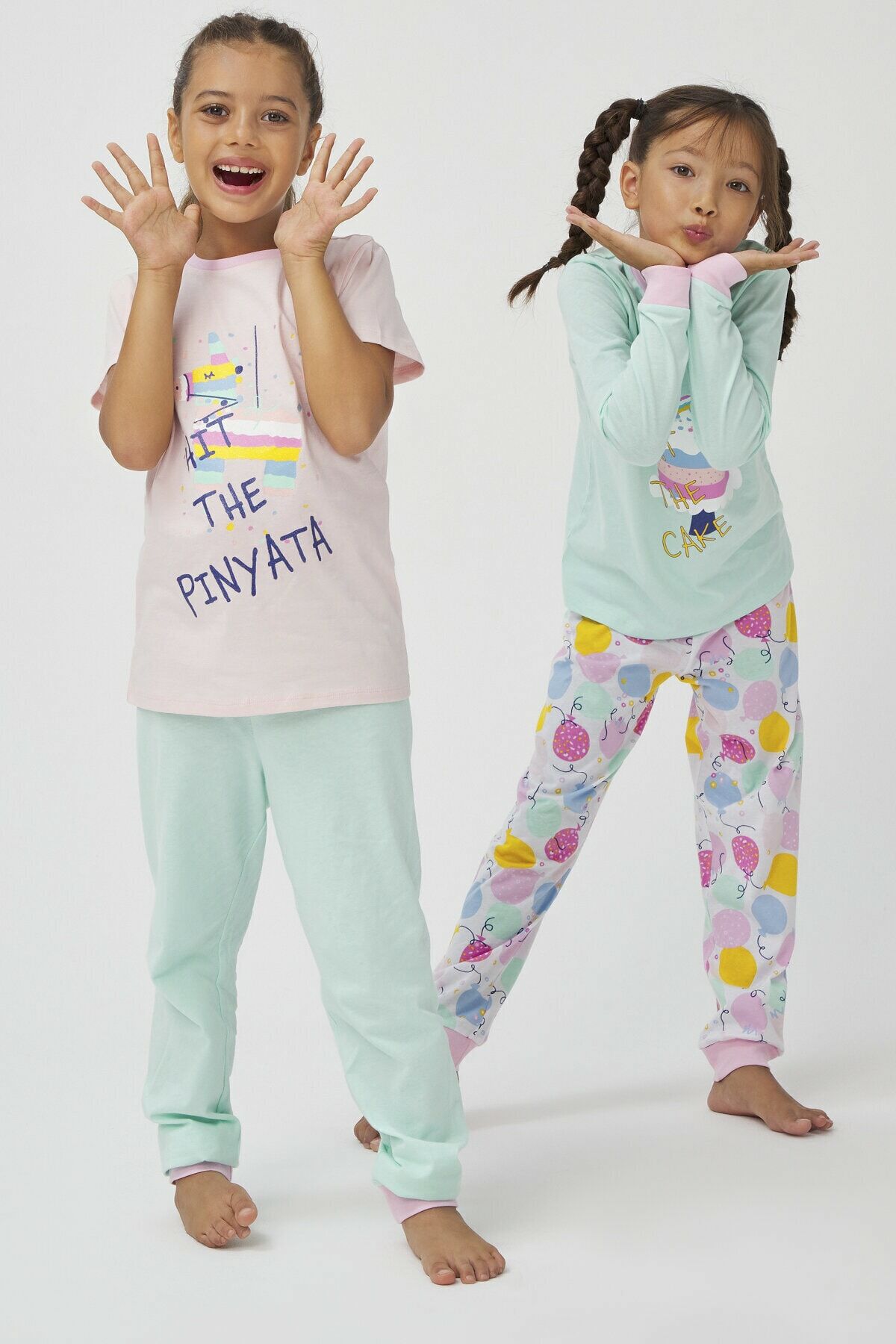 Girls' Pinata 4-Piece Pajamas Set
