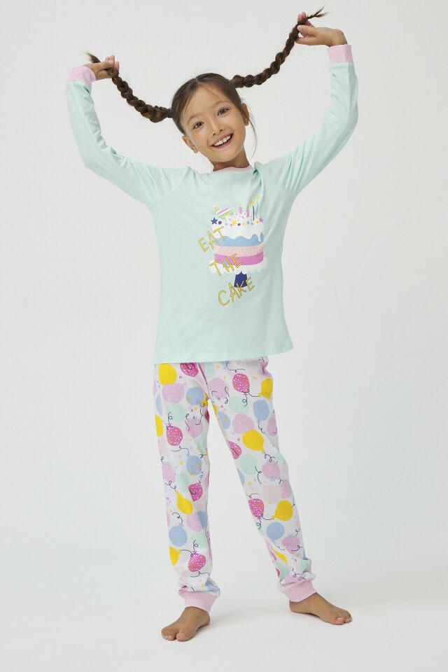 Girls' Pinata 4-Piece Pajamas Set