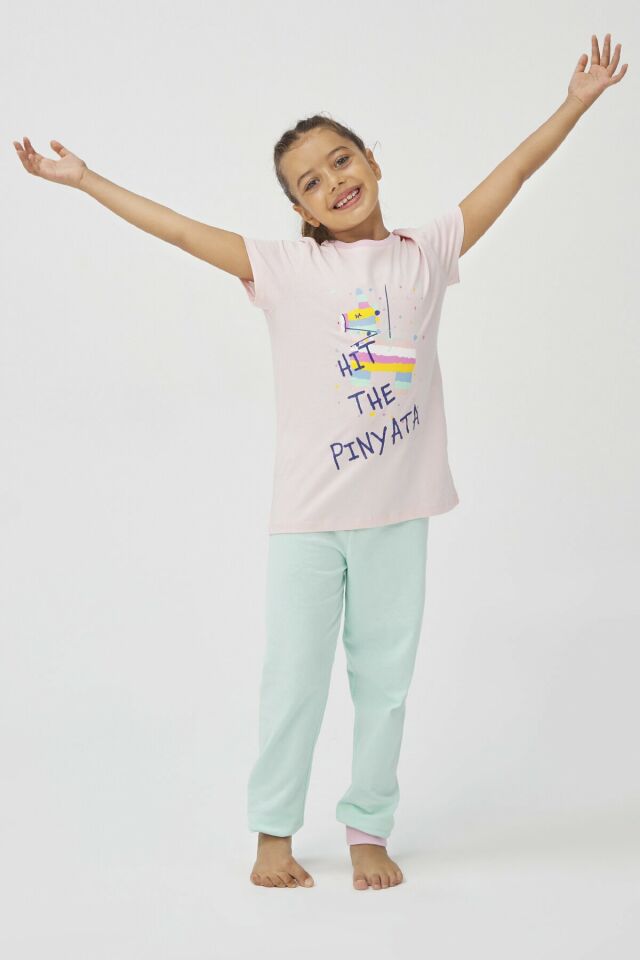 Girls' Pinata 4-Piece Pajamas Set