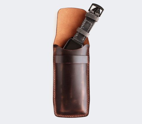 Protective Leather Watch Case