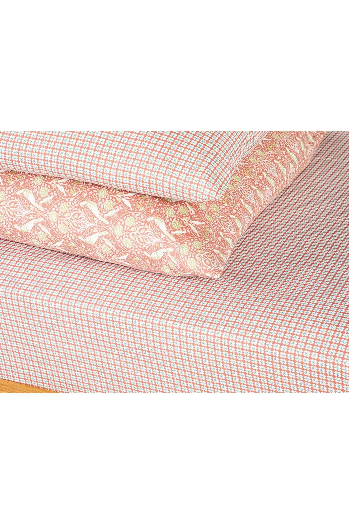 Betsey Kolay Ütülenir Çift Kişilik Çarşaf 240x260 Cm Pembe