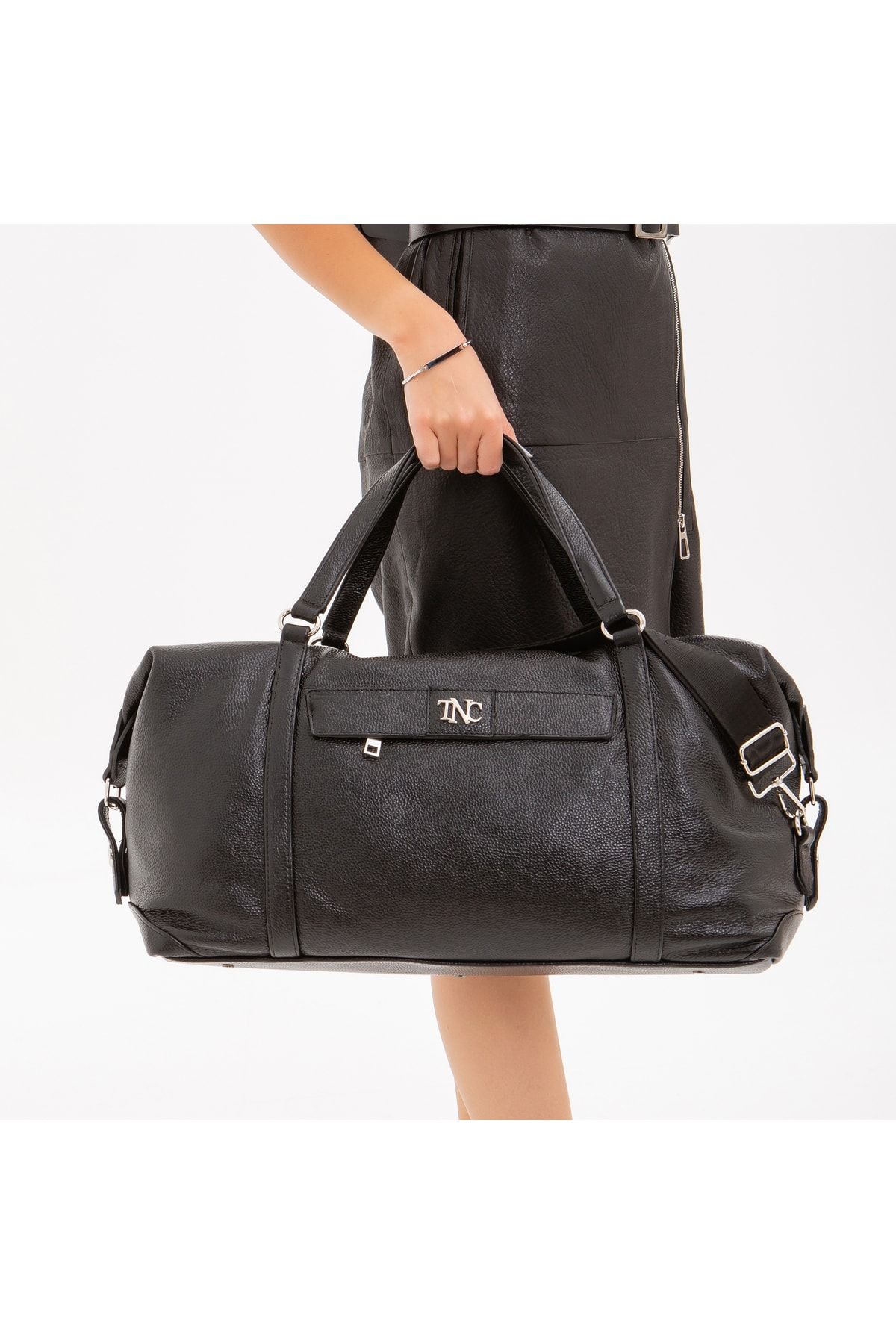Women's Leather Luggage Bag 841 506 Byn Canta Y21