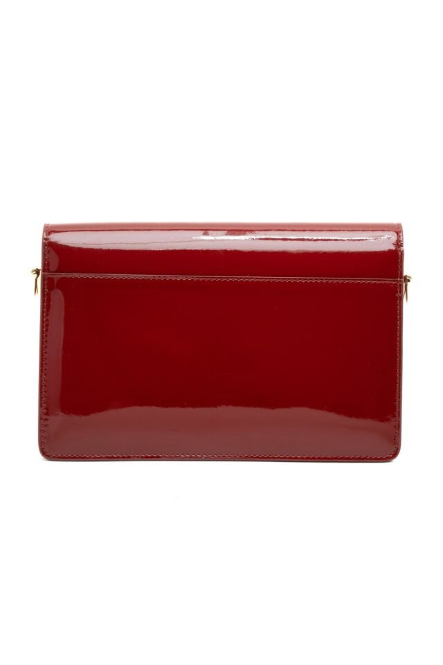 Valeria Red Women's Leather Shoulder Bag
