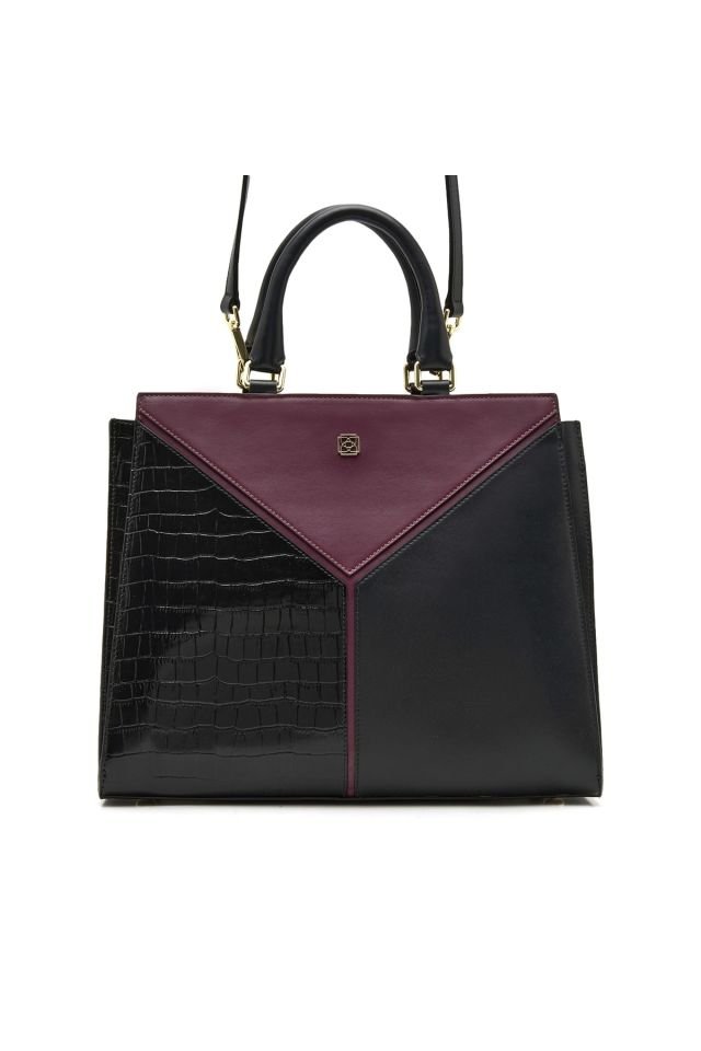 Karmen Black Women's Leather Handbag