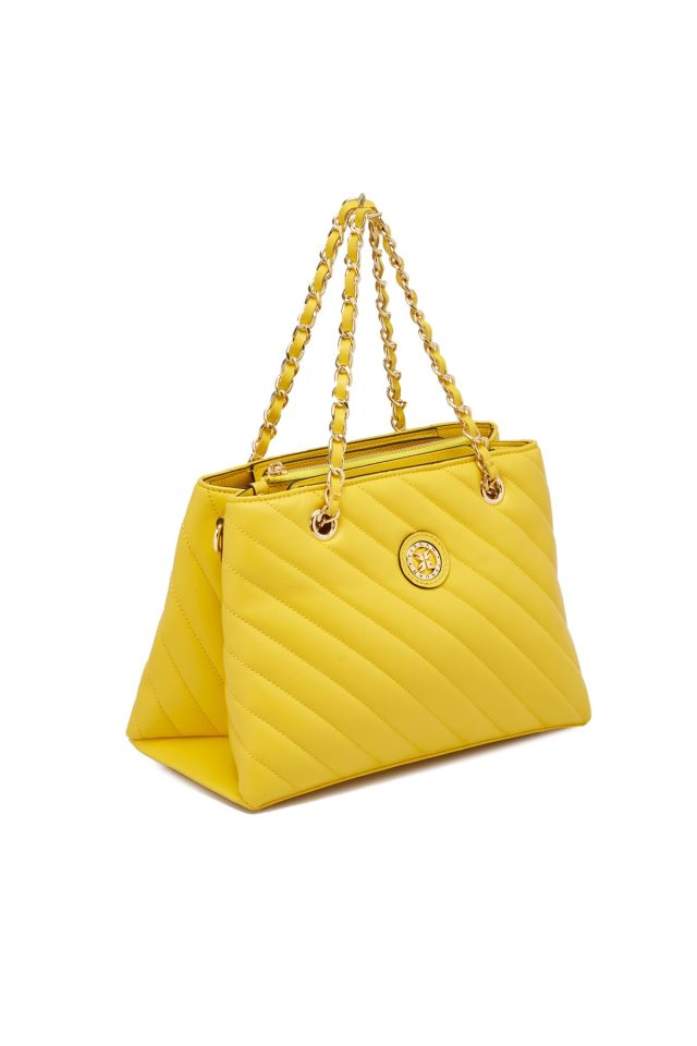 Yellow Leather Women's Bag 79992l1h