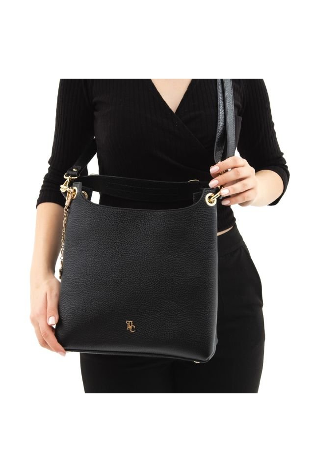 Women's Leather Shoulder Bag 363 8064 Bn Canta