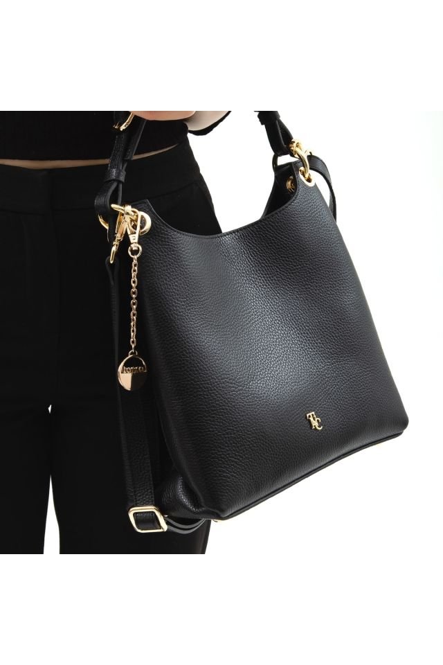 Women's Leather Shoulder Bag 363 8064 Bn Canta