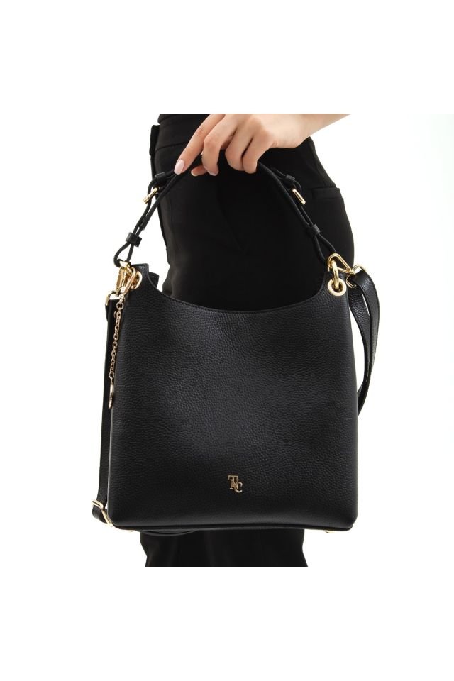 Women's Leather Shoulder Bag 363 8064 Bn Canta