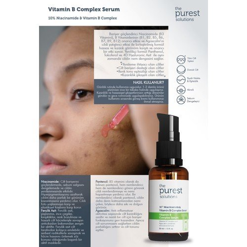 Vita-B Complex Niacinamide 10% Serum Bariyer Güçlenmeye Yardımcı Tüm Cilt Tiplerine Uygun