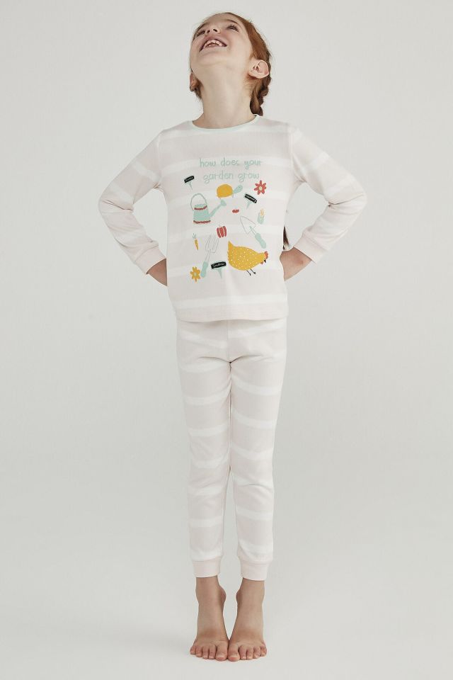 Kız Çocuk Garden Termal 2li Pijama Takımı