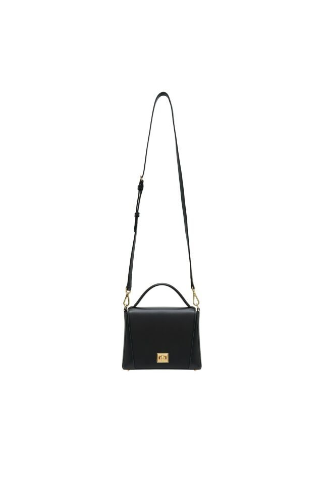 Haze Black Women's Leather Handbag
