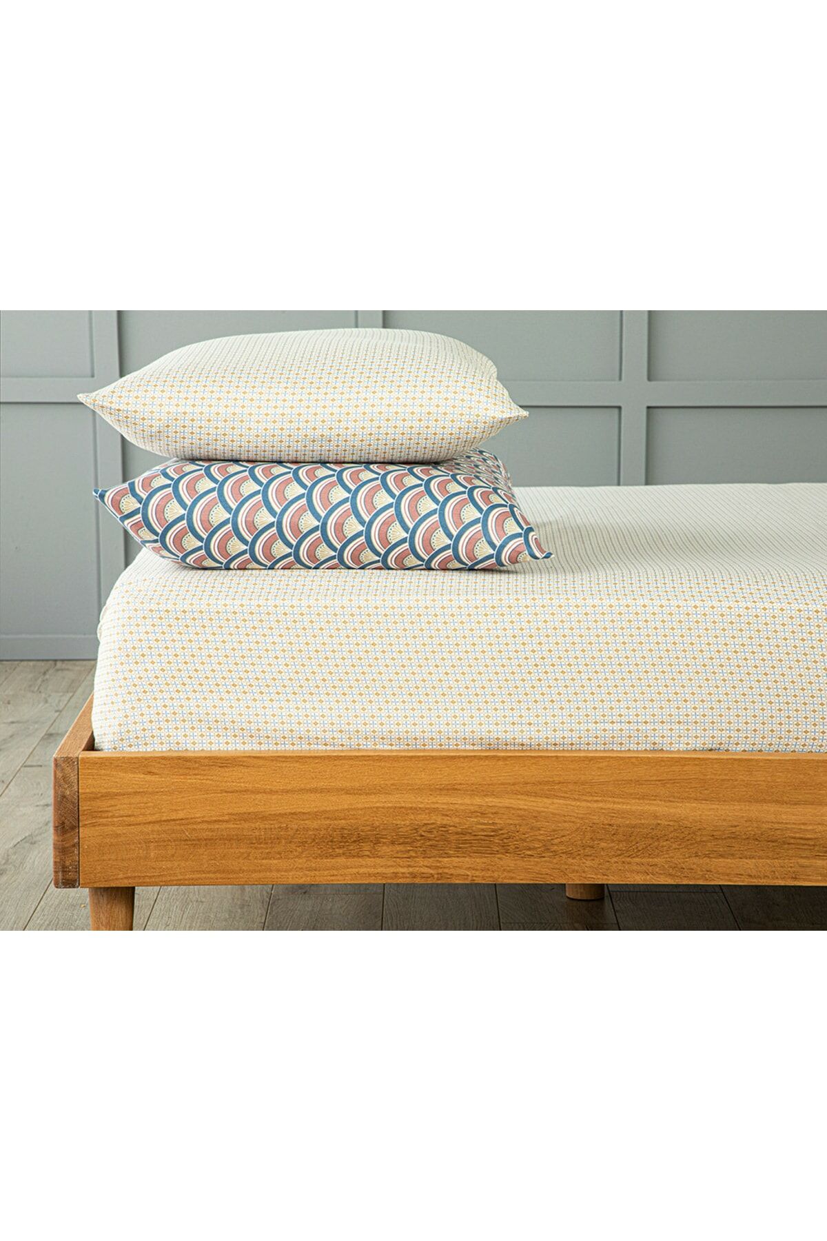 Spectrum Kolay Ütülenir Çift Kişilik Çarşaf 240x260 Cm Hardal