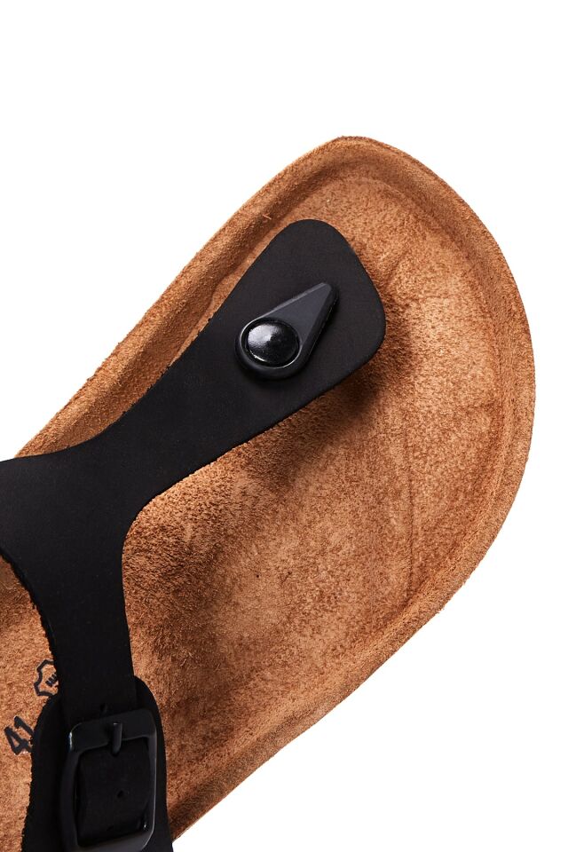 Women's Leather Flip Flops