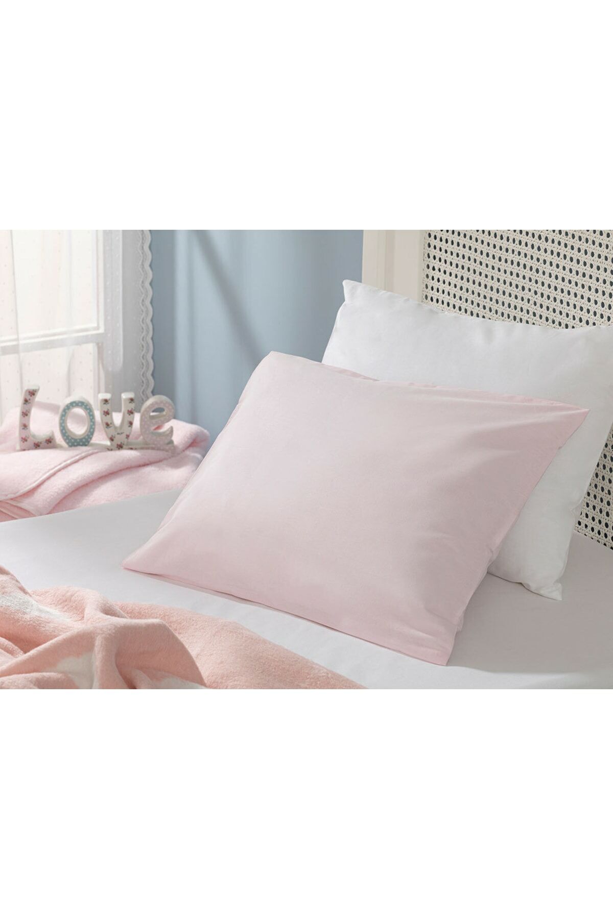 Soft Cotton . Baby Pillow Cover 35X45 Cm Pink