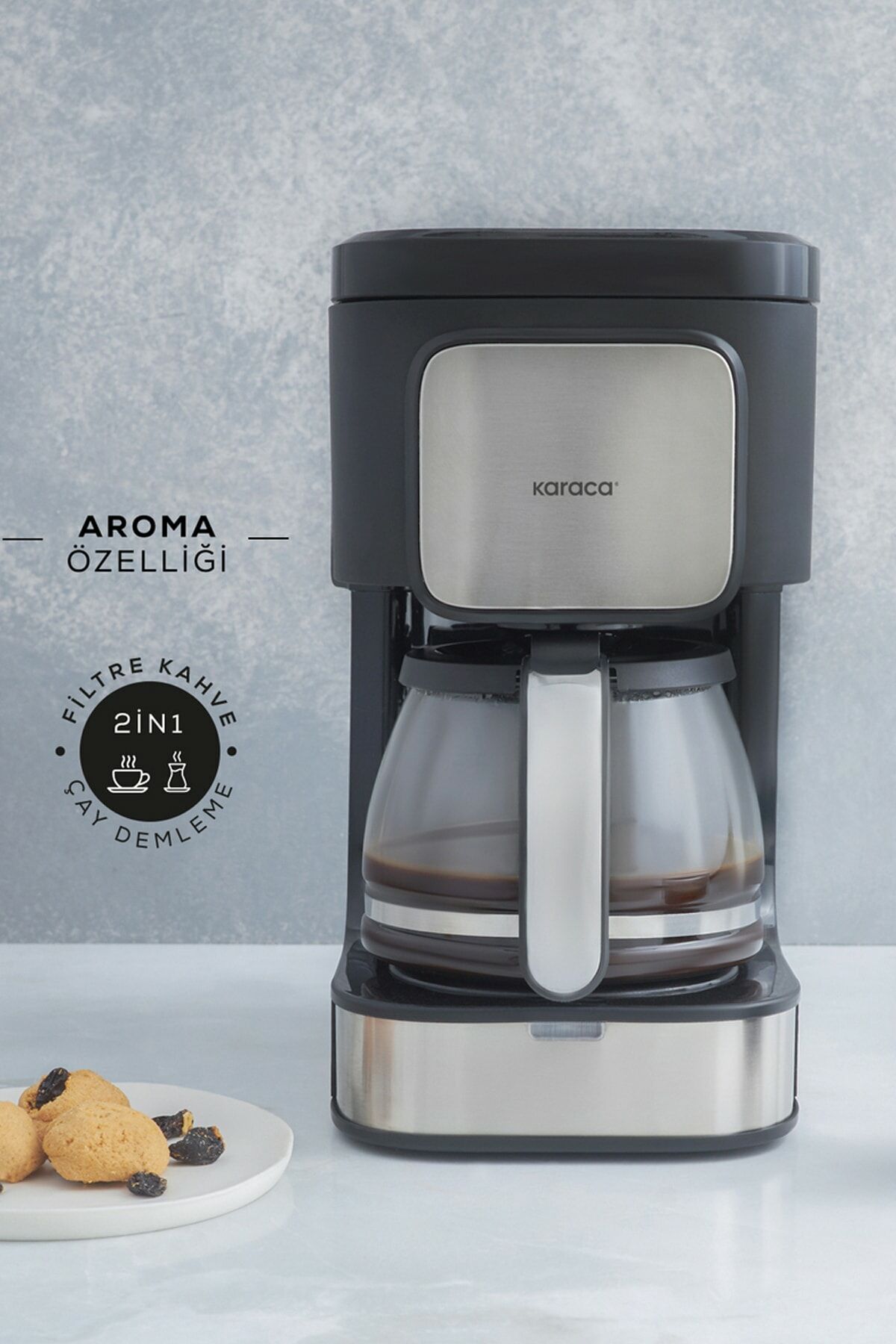 Coffee Brew Inox 2 In 1 Aroma Filter Coffee And Tea Brewing Machine