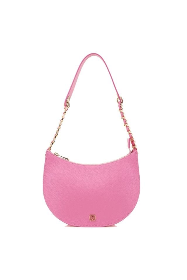Andre Pink Women's Leather Shoulder Bag