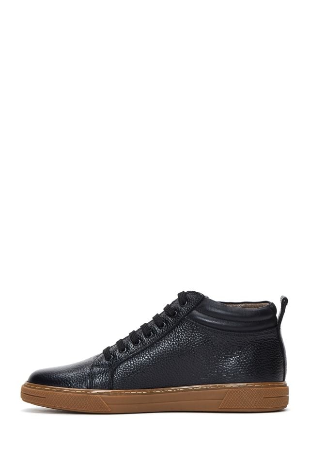 Erkek Bilekli Deri Sneaker