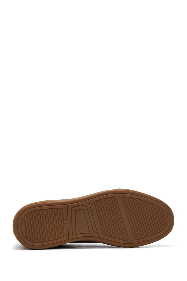 Erkek Bilekli Deri Sneaker