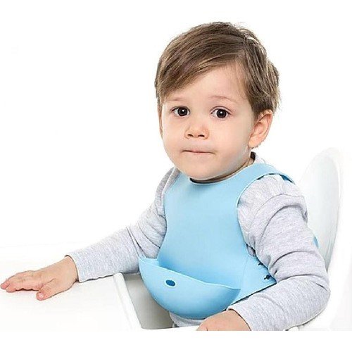 Silicone Bib Blue