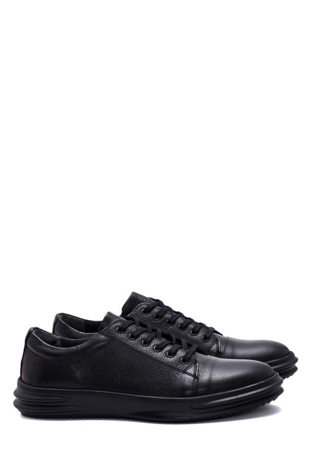 Erkek Deri Baskılı Sneaker