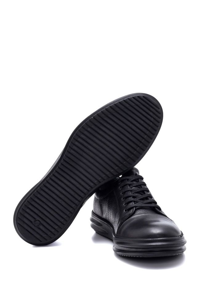 Erkek Deri Baskılı Sneaker