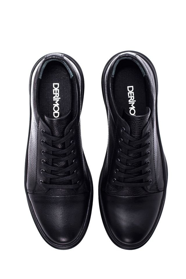 Erkek Deri Baskılı Sneaker