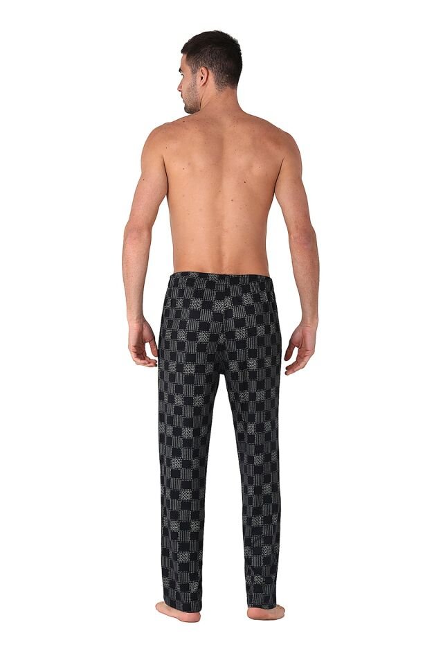 Pantolon Desenli Siyah