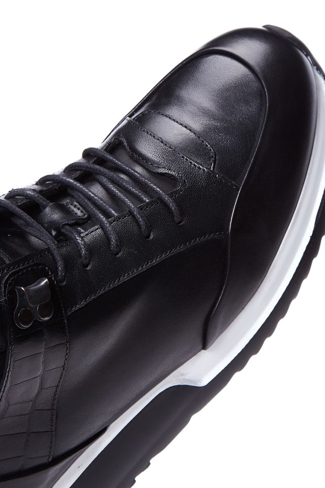 Erkek Deri Bilekli Sneaker