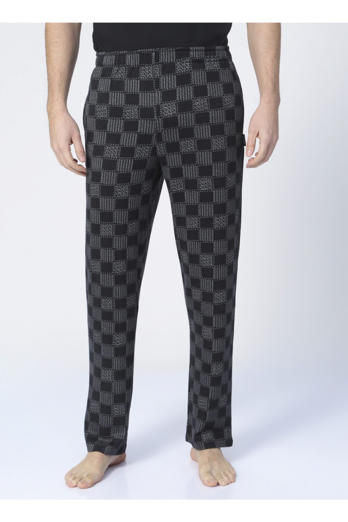 Erkek Siyah Pijama Altı
