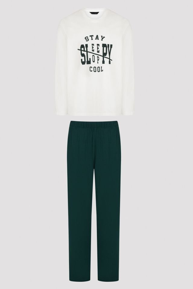 Multi Colored Sleepy Pants Pajamas Set