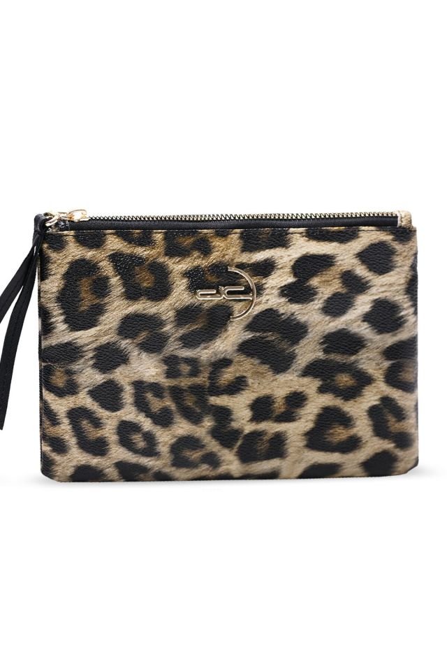 Soft Crocodile Leopard Clutch Clutch Bag