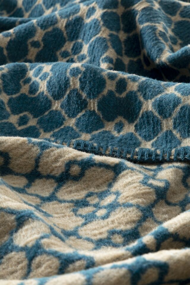 Diamond Vitrail Cotton Single Blanket 150x200 Cm Petrol Green