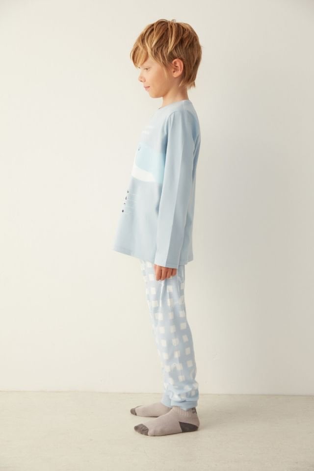 Çok Renkli B.right Whale Pijama Takımı