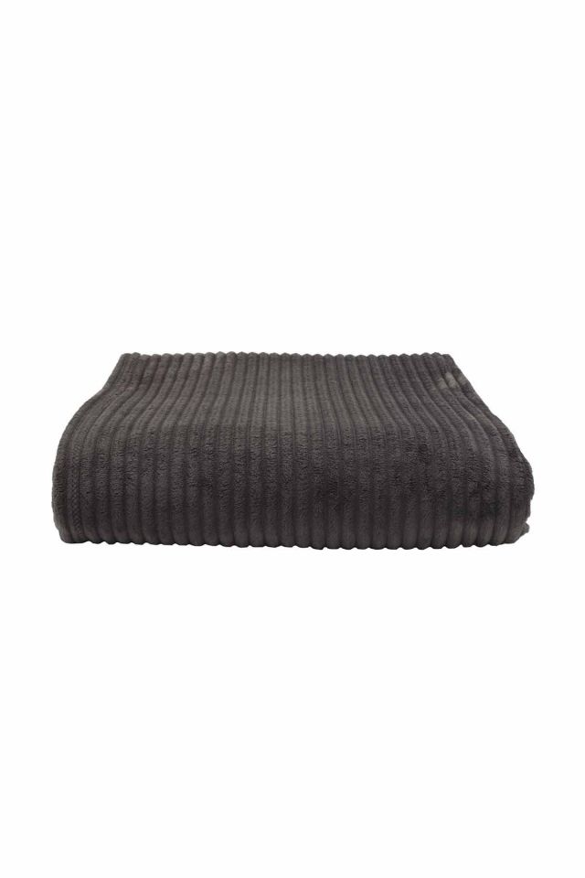 Joena Anthracite Single Blanket