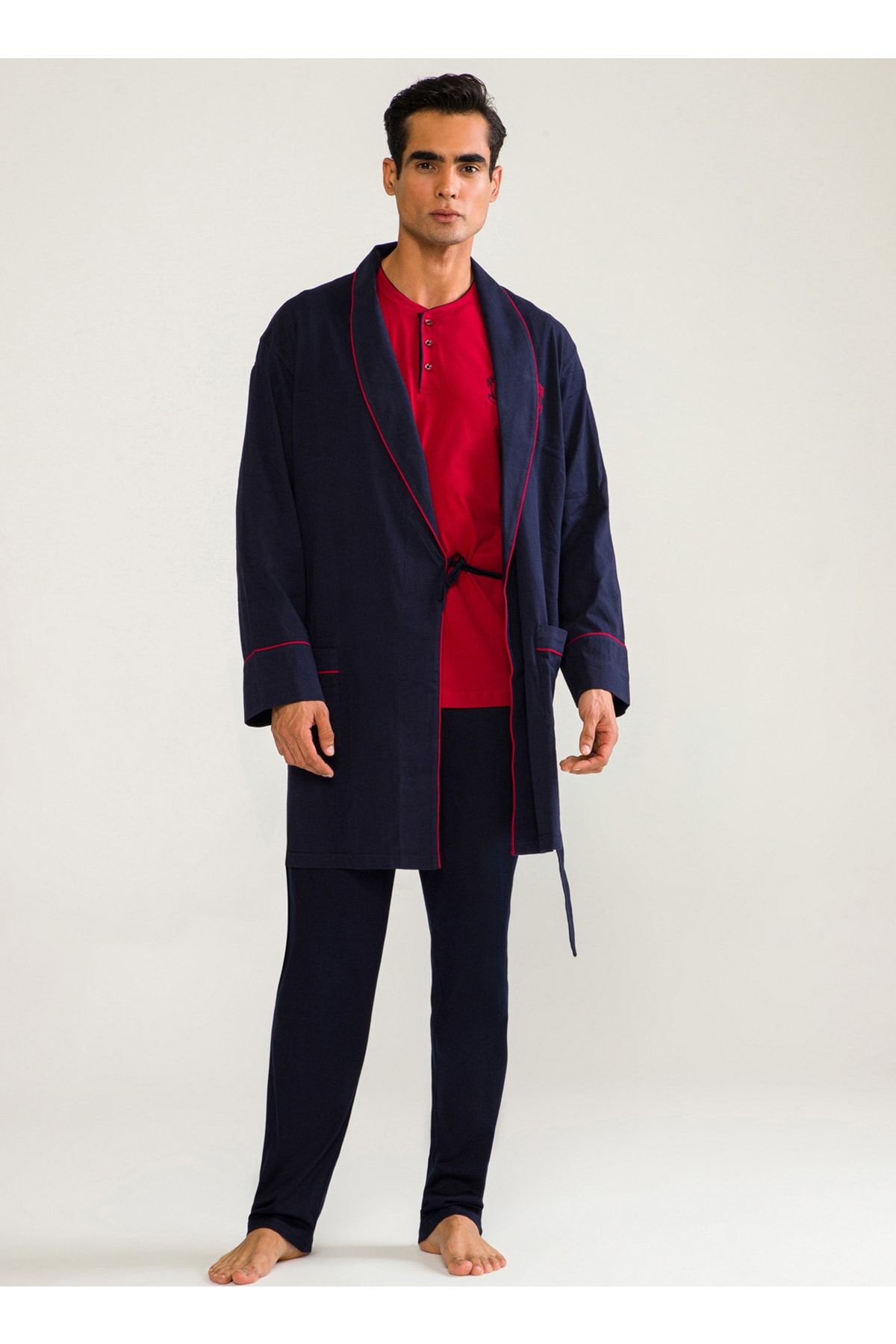Men's Dark Navy Pajamas Set