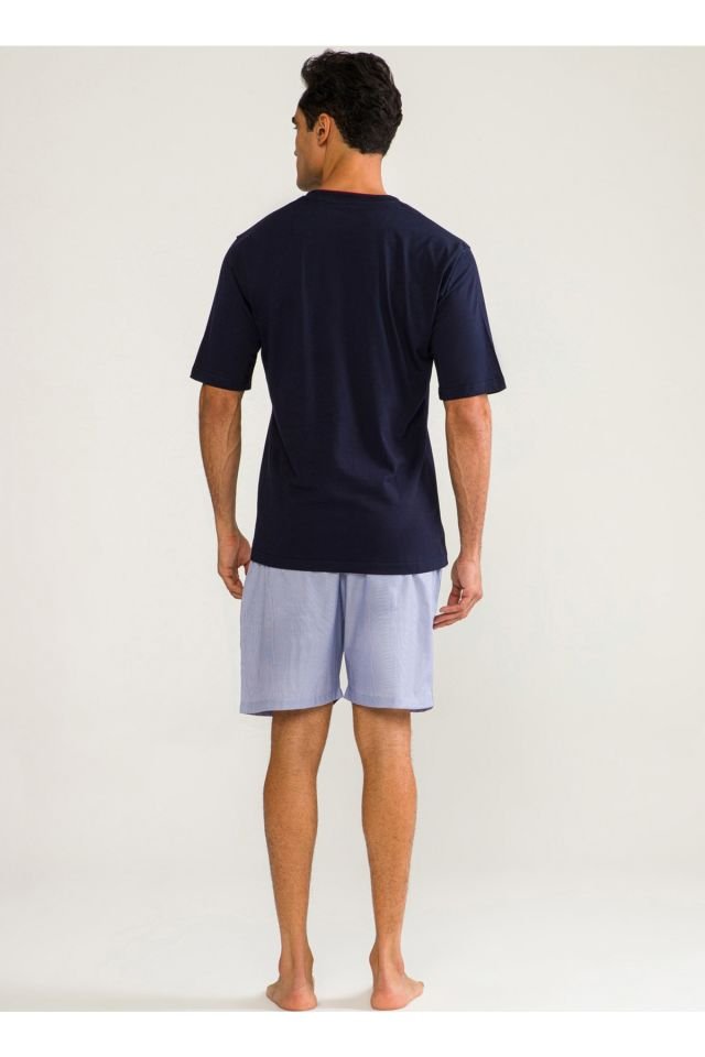 Men's Dark Navy Pajamas Set