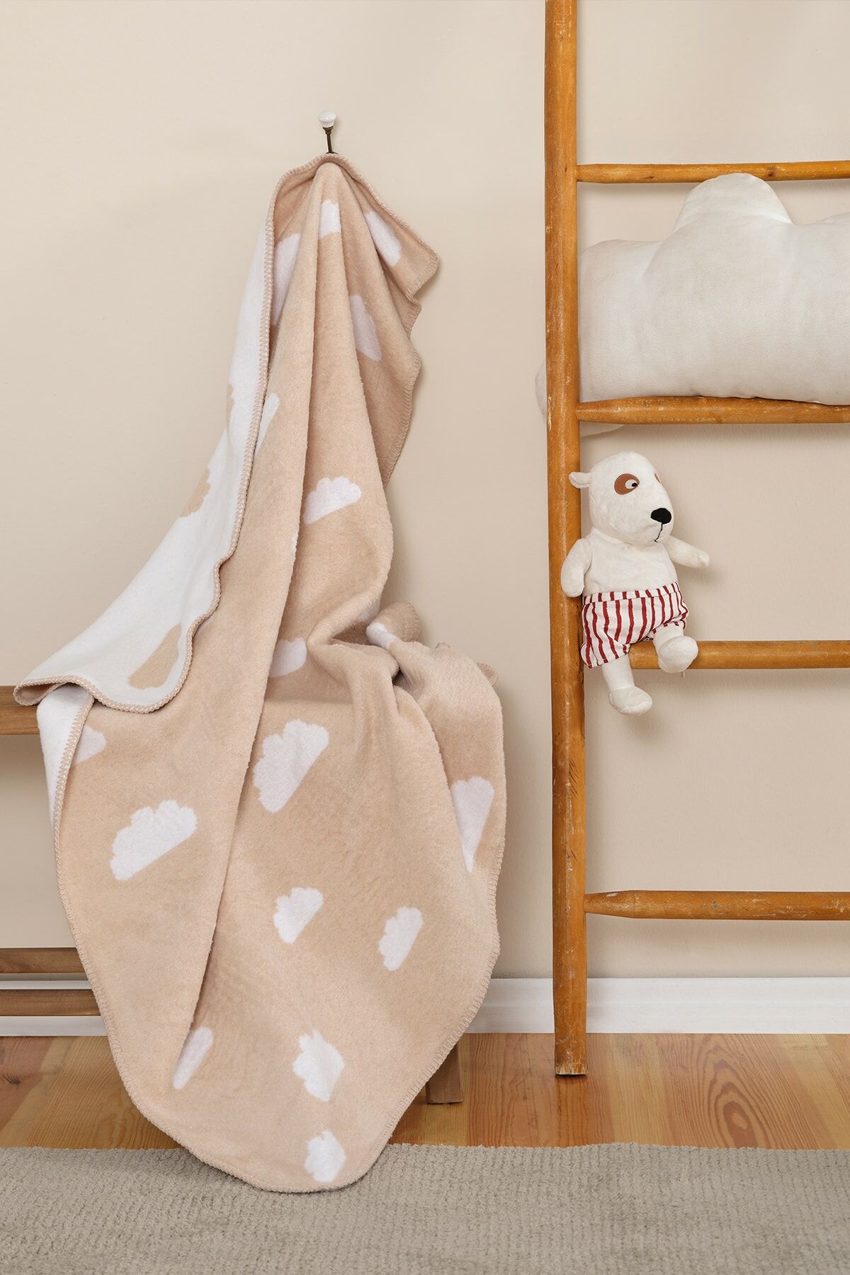 Cloud Beige Baby Cotton Blanket