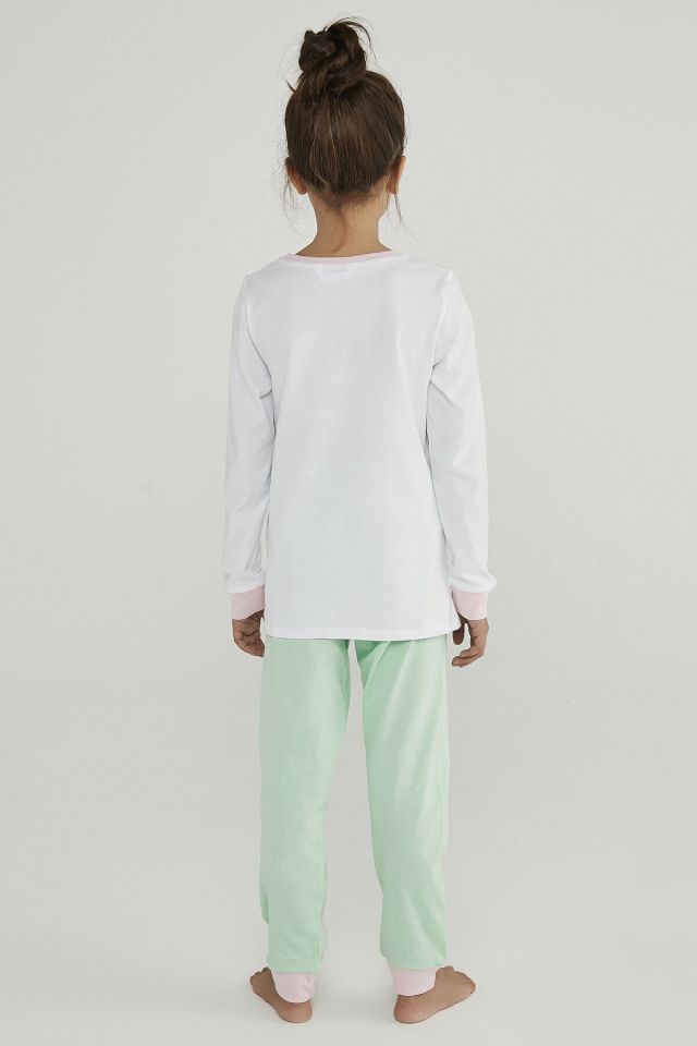 Kız Çocuk Tennis 4lü Pijama Takımı