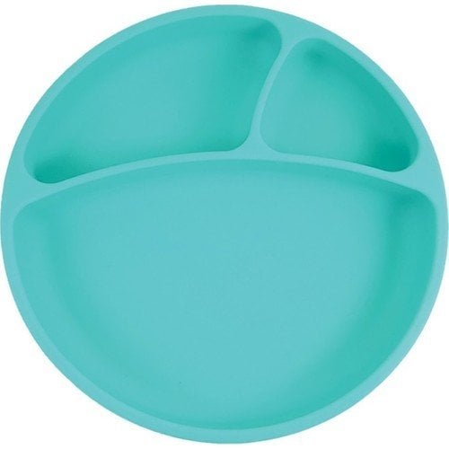 Porsiyon Vakum Tabanlı Silikon Tabak - Aqua Green