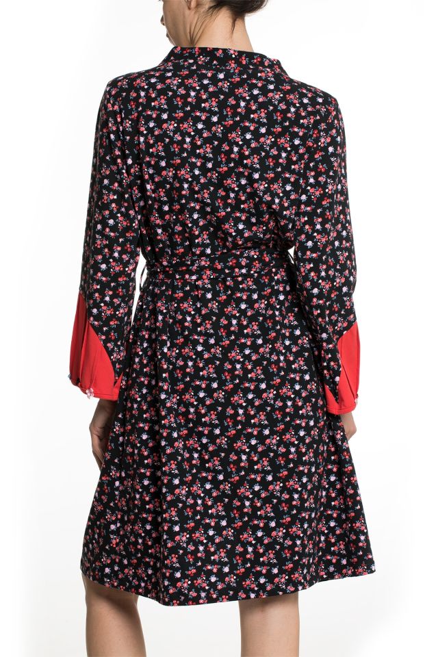 Long Sleeve Cotton Dressing Gown
