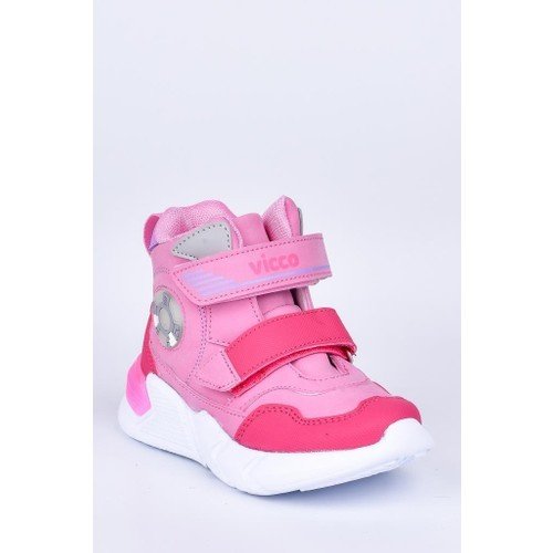 Lighted Kids Boots Pink