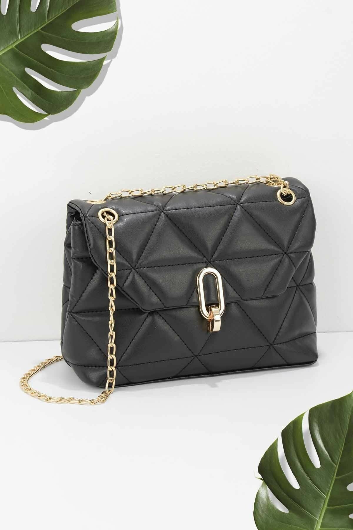 Black Women's Messenger Bag C06166065209