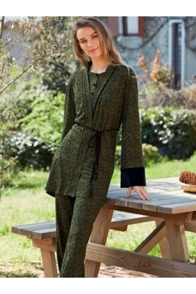 Dark Green Dressing Gown