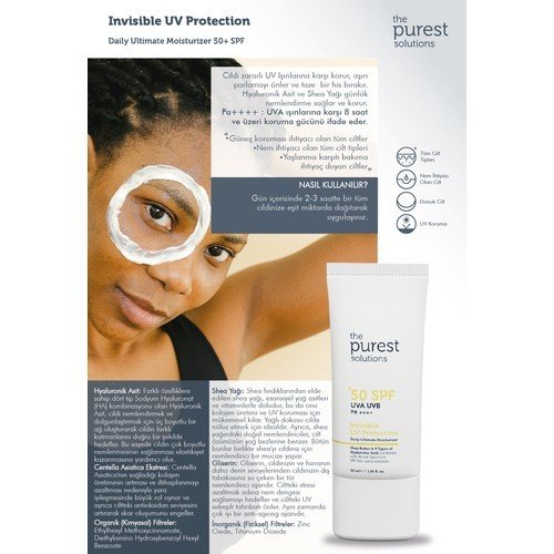 Invisible UV Protection, Daily Intensive Moisturizer SPF 50+