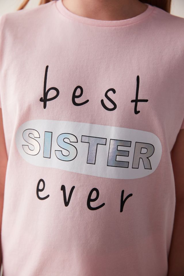 Kız Çocuk Sister 2li Pijama Takımı