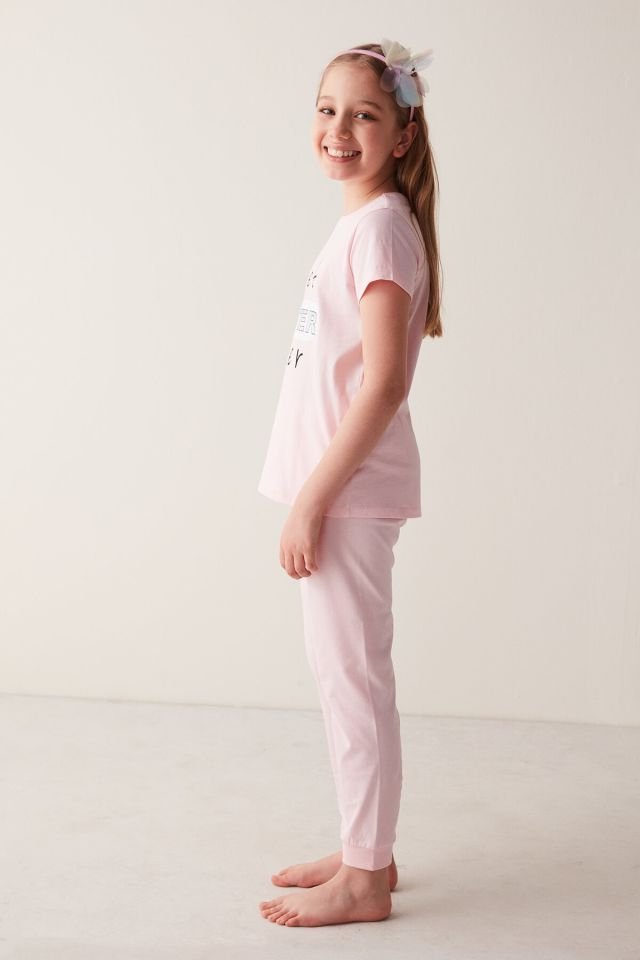 Kız Çocuk Sister 2li Pijama Takımı