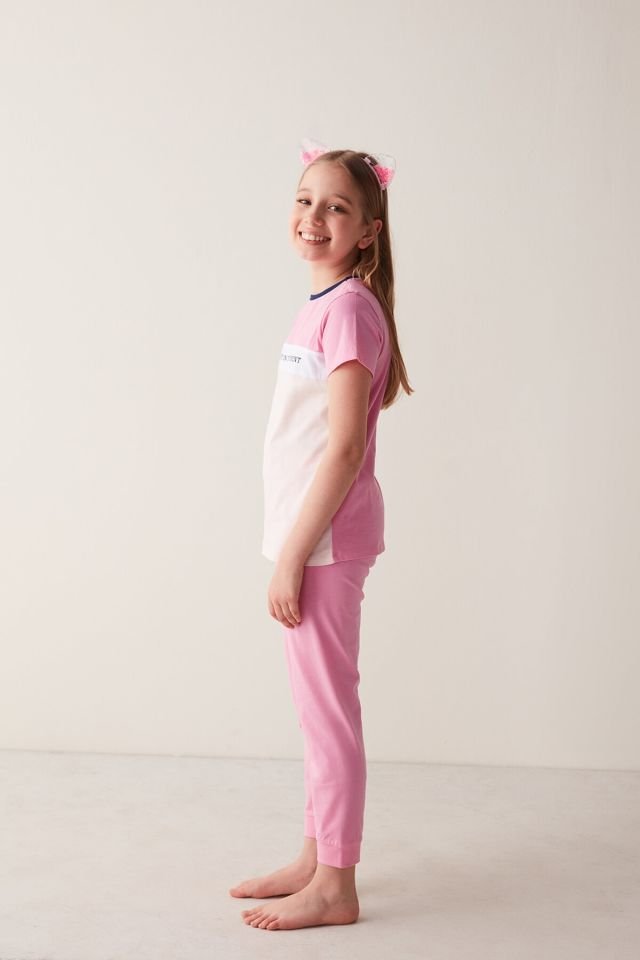 Kız Çocuk Be Happy 2li Pijama Takımı